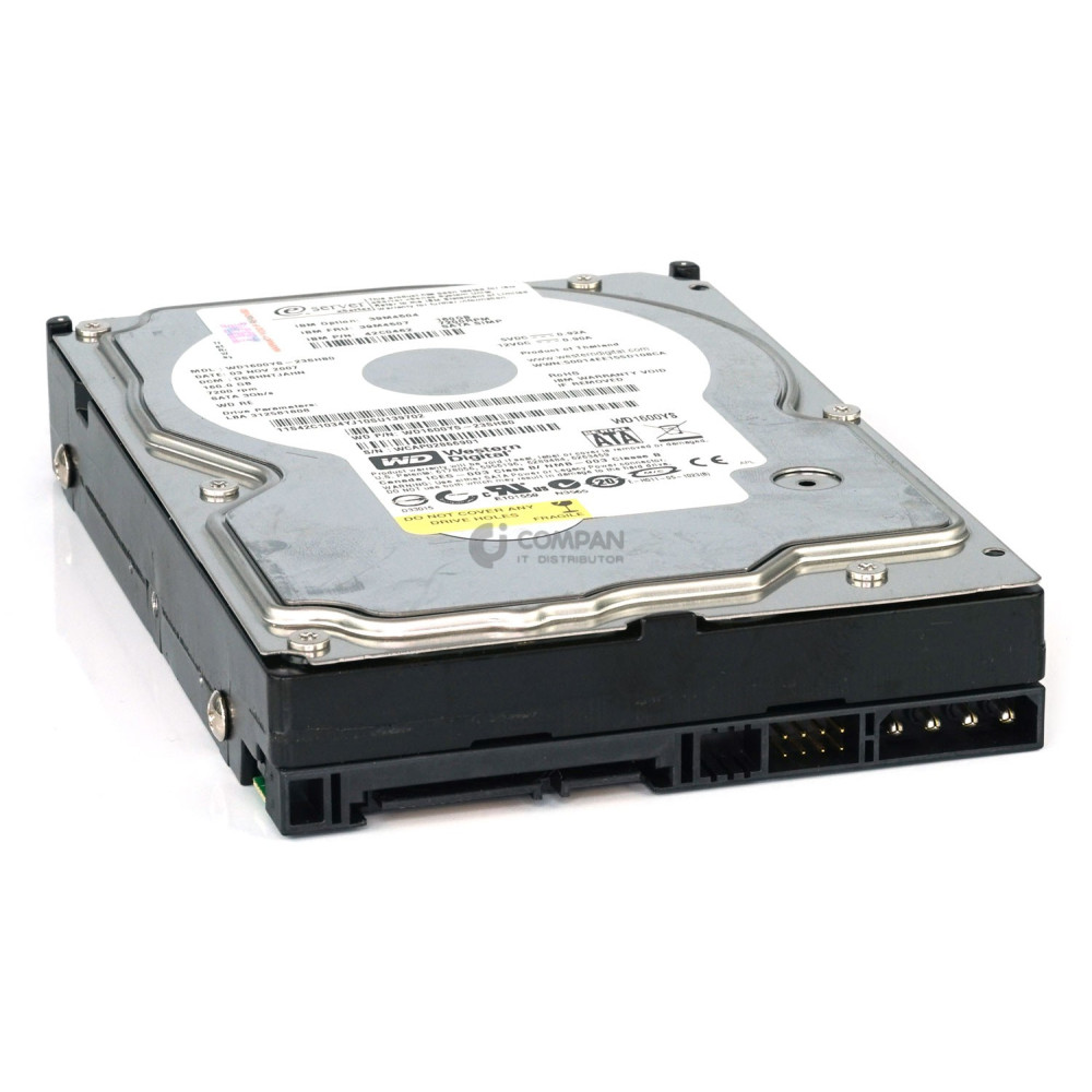 39M4507 IBM HDD 160GB 7.2K SATA 3G 3.5" LFF